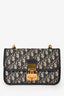 Christian Dior 2018 Blue Oblique Dioraddict Wallet on Chain