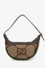 Gucci Brown Canvas Jumbo GG Ophidia Mini Shoulder Bag