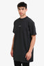 Acne Studios Black Cotton Oversized T-Shirt Size S Men's