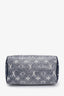 Louis Vuitton Blue Monoglam Jacquard Canvas Speedy Bandouliere 20 W ith Strap