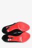 Escarpins Mary Jane Christian Louboutin en velours vert à boutons, pointure 37,5