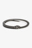 Gucci Antique Sterling Silver Garden Snake Bangle Size 19
