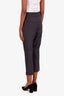 Brunello Cucinelli Black Sequin-Embellished Trousers Size 6