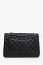 Pre-loved Chanel™ 2013-14 Black Caviar Jumbo Classic Double Flap Bag