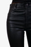 Frame Black Lamb Leather 'The Reboot Crop' Pant Size 27