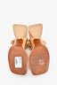 Cult Gaia Tan Raffia Chunky Block Heeled Erin Sandals Size 37