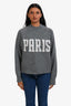 Anine Bing Grey Mohair Cashmere 'Paris' Sweater Size XS