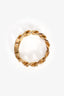 Bague chaîne dorée « CD » Christian Dior, taille M