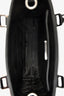 Prada Black Leather Small Double Handle Tote with Strap