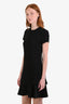 Theory Black Layered Short Sleeve Dress Size 2
