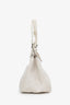 Christian Dior White Logo Diorissimo Shoulder Bag