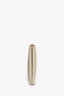 Bottega Veneta Cream Canvas Travel Case