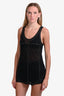 Isabel Marant Black Sheer Studded Sleeveless Top Size 40
