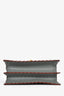 Fendi Slate Blue Leather Small 'Kan I' Shoulder Bag