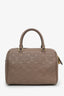 Louis Vuitton Mauve Empreinte Leather Speedy Bandouliere 25 Bag with Strap