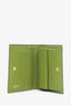 Prada Green Saffiano Leather Compact Wallet