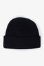 Burberry Black Cashmere Logo Beanie