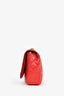 Versace Red Nappa Quilted Leather Medusa Chain Crossbody Bag