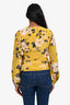 Yumi Kim Yellow Floral Wrap Top Size XS