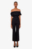 Greta Constantine Black Off-the-Shoulder 'Lucas' Jumpsuit Size XS