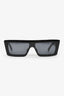 Celine Black Rectangular Flat Brow Sunglasses