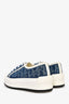 Christian Dior Blue Stonewash Denim 'Walk n Dior' Platform Sneaker Size 39