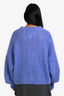 Isabel Marant Blue Superkid Mohair Long Sleeve Sweater Size 42