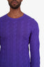 Ralph Lauren Purple Label Purple Cashmere Sweater Size S Mens