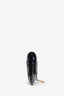 Christian Dior Navy Blue Oblique Jacquard Small Saddle Pouch On Chain with Insert