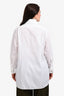 Pre-loved Chanel™ White Cotton Poplin Tuxedo Shirt Size 46