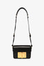 Tom Ford Black Leather 'Natalia' Turn Lock Shoulder Bag