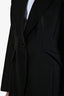 Zimmermann Black Silk Wool Tuxedo Blazer Size 4