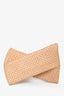 Bottega Veneta Beige Intrecciato 'Criss Cross' Clutch