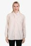 Toogood Beige Cotton Silk 'The Scout' Button Down Shirt Size S
