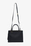 Fendi Black Leather Small 2Jours Bag with Strap