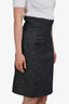 Stella McCartney Navy Cotton with Wool Pencil Skirt Size 40