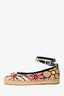 Roger Vivier Pink Multicolour Espadrilles Size 37.5