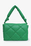 Stand Studio Green Leather Wanda Mini Top Handle Bag with Strap