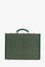 Goyard Green Goyardine Trunk Briefcase