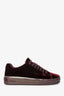 Prada Burgundy Velvet Sneakers Size 37