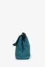 Bottega Veneta Teal Intrecciato Leather Olimpia Bag