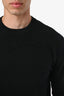Givenchy Black Cotton Star Detail Sweater Size M