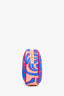 Emilio Pucci Blue/Multicolour Nylon Patterned Cosmetic Bag
