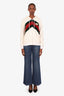 Gucci Blue Denim Pleated Trousers Size 38