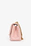 Pre-loved Chanel™ 2023 Light Pink Lambskin Leather Mini Sweet Camellia Flap Bag