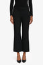 Alexander McQueen Black Tailored Crop Trousers Size 38