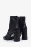 Prada Black Round Toe Heeled Ankle Boots Size 39