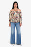 Mother Light Blue Wide Leg Jeans Size 32