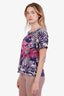 Hermès Blue/Pink 'Flamingo Party' Printed Cotton T-Shirt Size 38