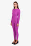 Fendi x Skims Purple Crewneck Jumpsuit Size S